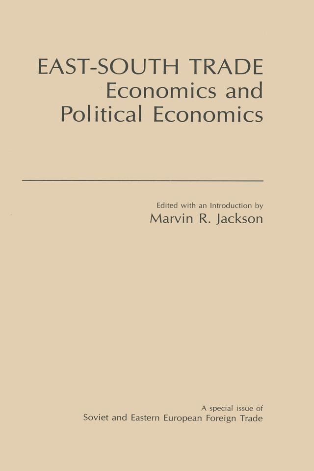 East-South Trade by M. R. Jackson