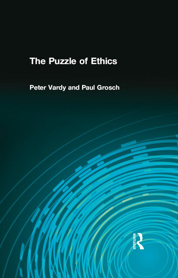The Puzzle of Ethics by Peter Vardy