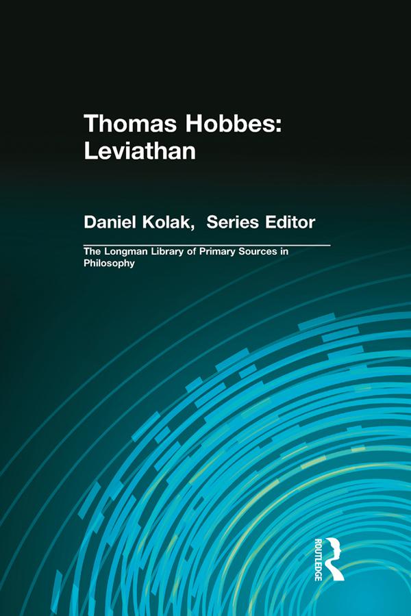Thomas Hobbes: Leviathan (Longman Library of Primary Sources in Philosophy) by Marshall Missner, Thomas Hobbes