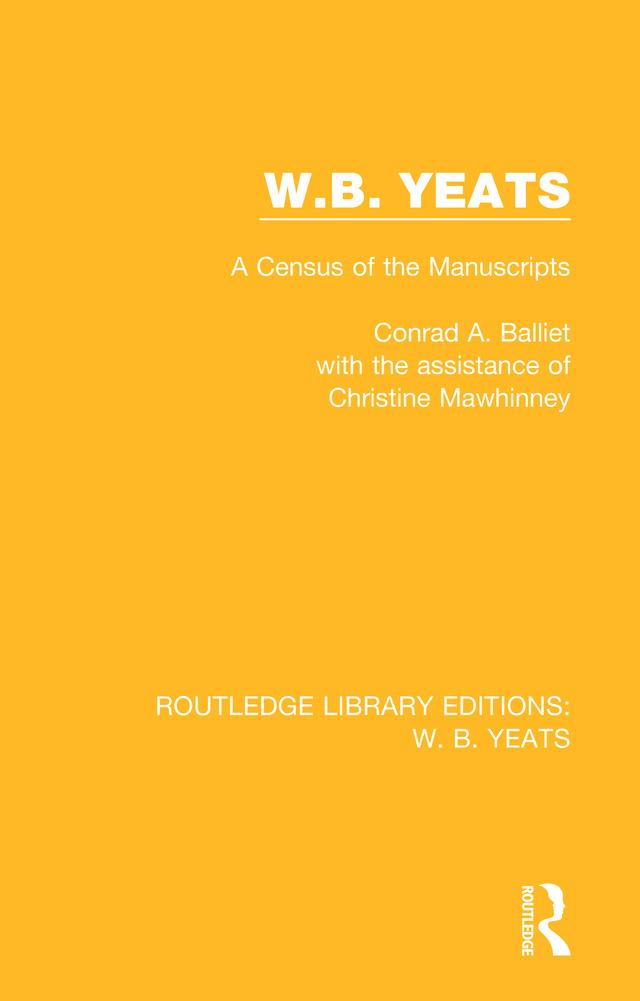 W. B. Yeats by Christine Mawhinney, Conrad A. Balliet
