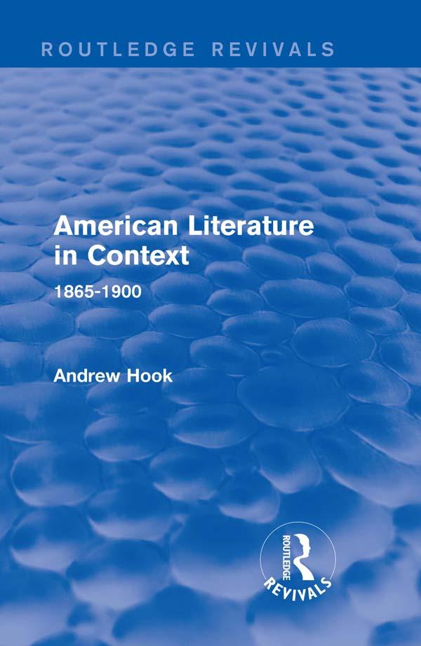 American Literature in Context by Andrew Hook
