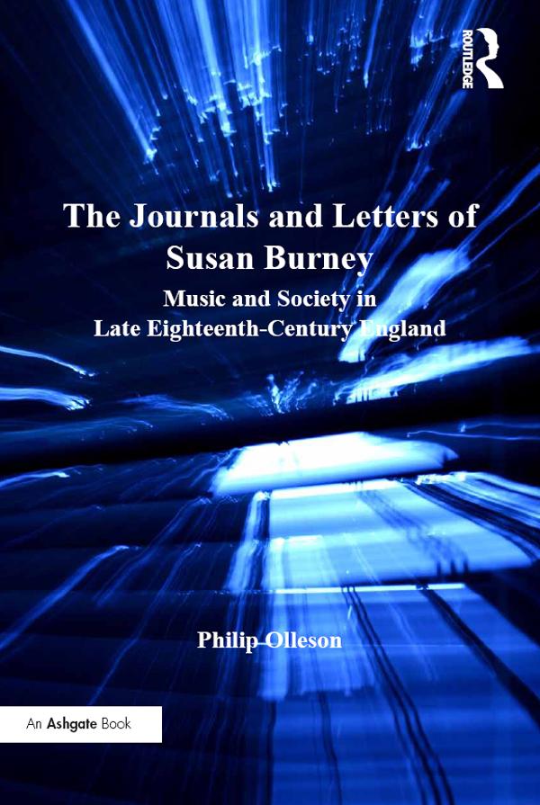 The Journals and Letters of Susan Burney by Philip Olleson