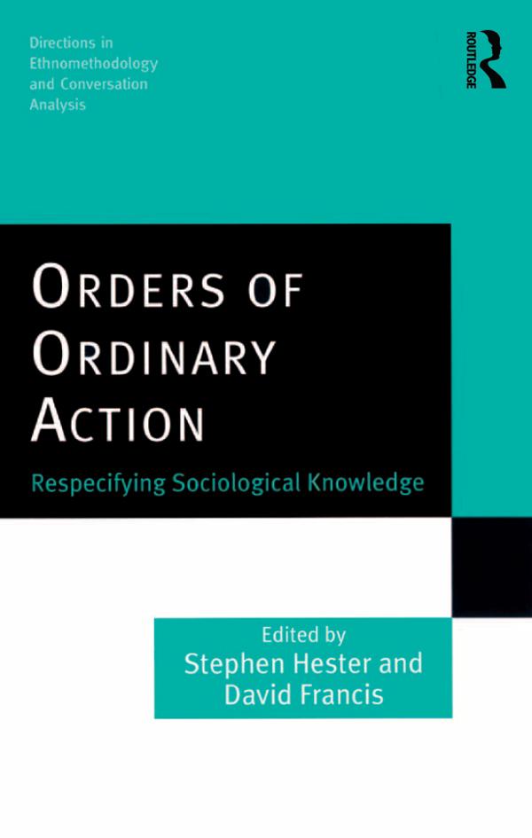 Orders of Ordinary Action by David Francis, Stephen Hester