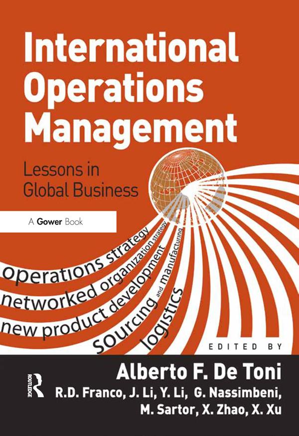 International Operations Management by Alberto F. De Toni