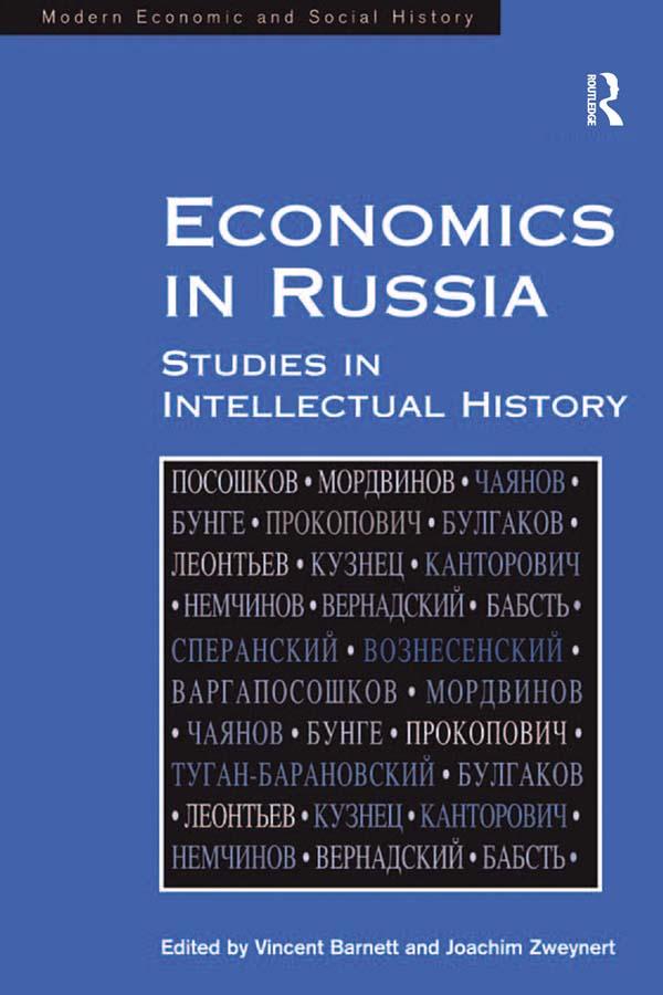 Economics in Russia by Joachim Zweynert, Vincent Barnett