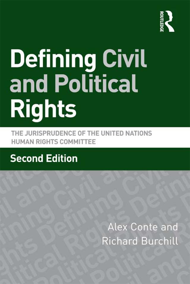 Defining Civil and Political Rights by Alex Conte, Richard Burchill