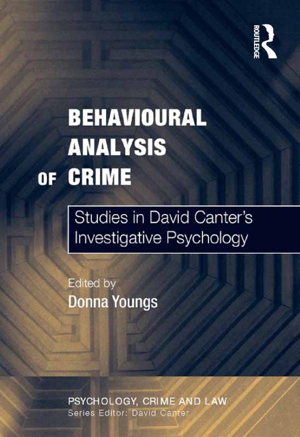 Behavioural Analysis of Crime by Donna Youngs