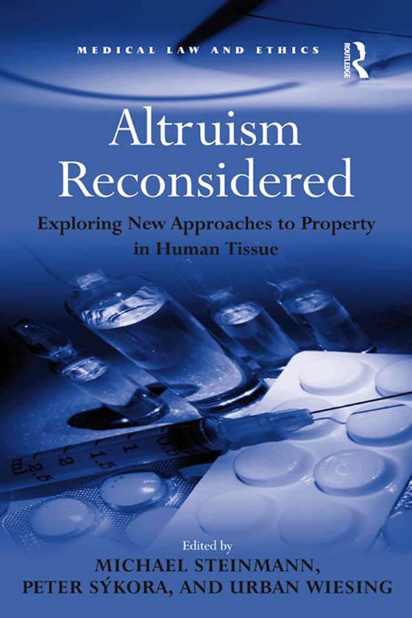 Altruism Reconsidered by Michael Steinmann, Peter Sýkora, Urban Wiesing