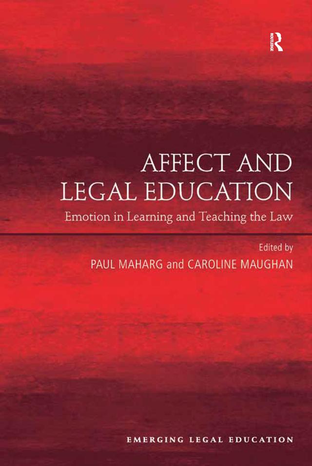 Affect and Legal Education by Caroline Maughan, Paul Maharg