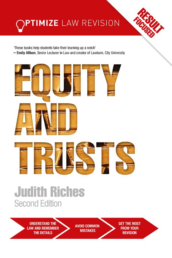 Optimize Equity and Trusts by Judith Riches