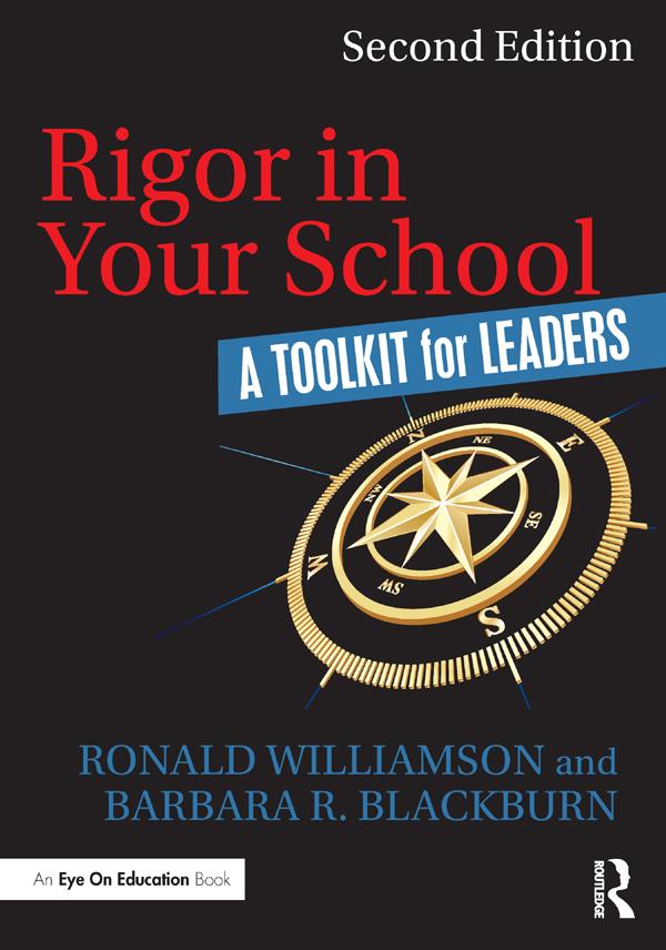 Rigor in Your School by Barbara R. Blackburn, Ronald Williamson