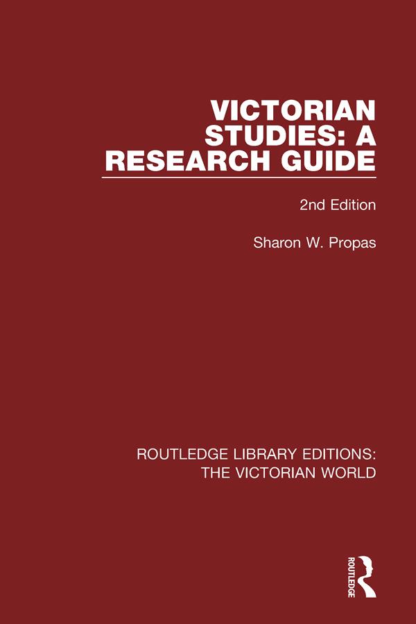Victorian Studies by Sharon Propas