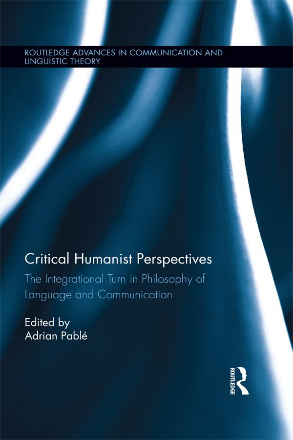 Critical Humanist Perspectives by Adrian Pablé