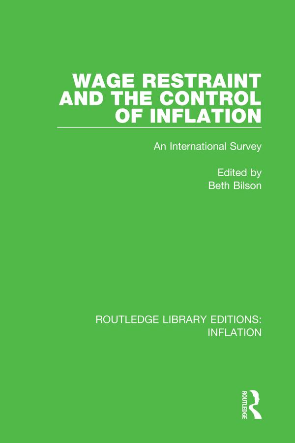 Wage Restraint and the Control of Inflation by Beth Bilson