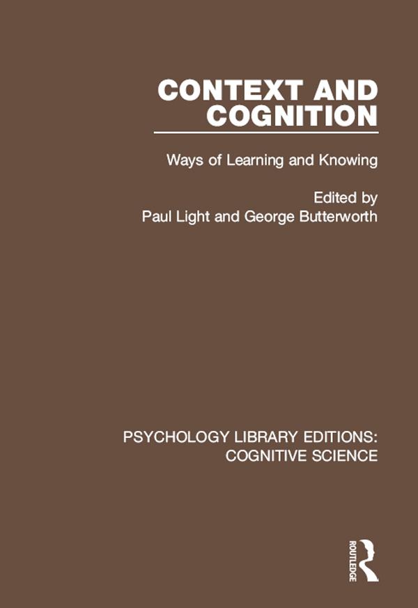 Context and Cognition by George Butterworth, Paul Light
