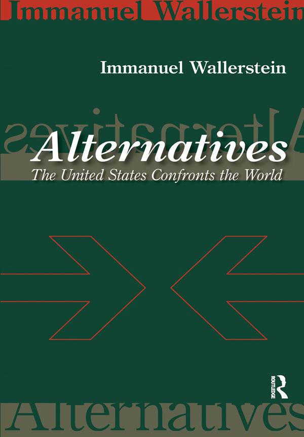 Alternatives by Immanuel Wallerstein