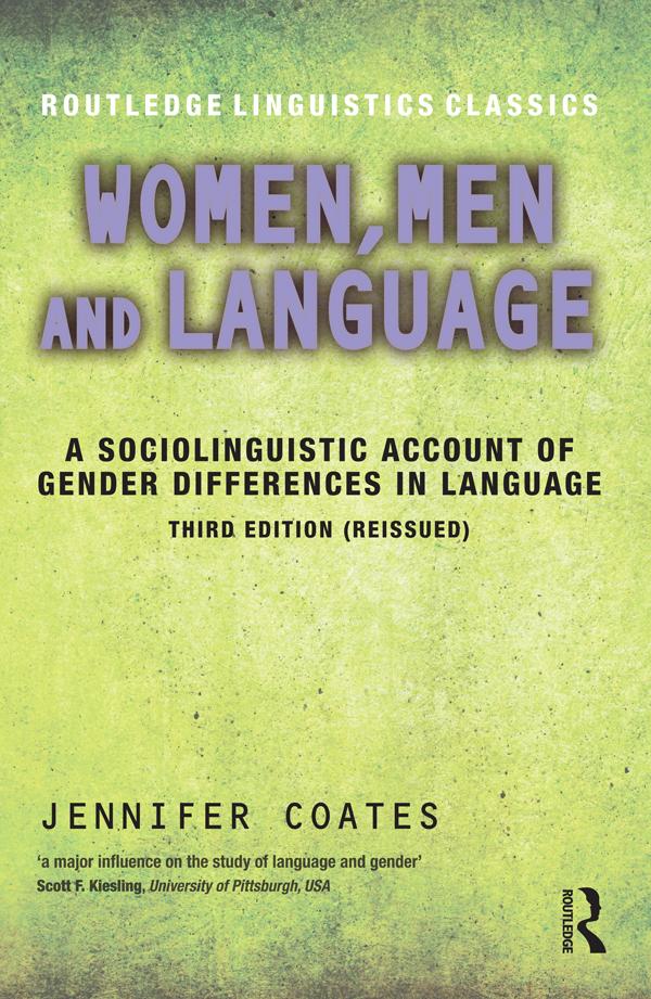 Women, Men and Language by Jennifer Coates
