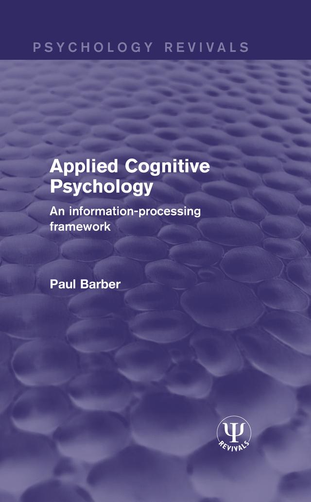 Applied Cognitive Psychology by Paul Barber