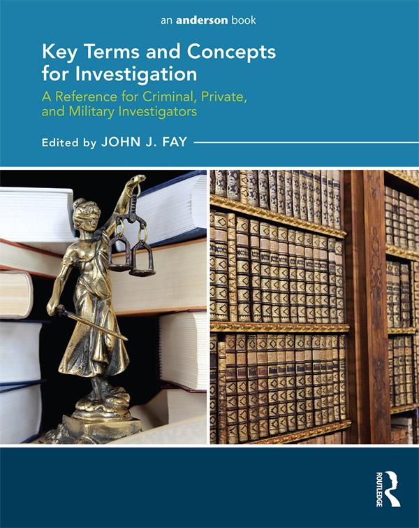 Key Terms and Concepts for Investigation by John Fay