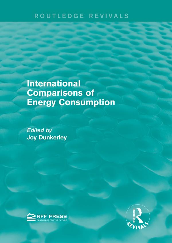 International Comparisons of Energy Consumption by Joy Dunkerley