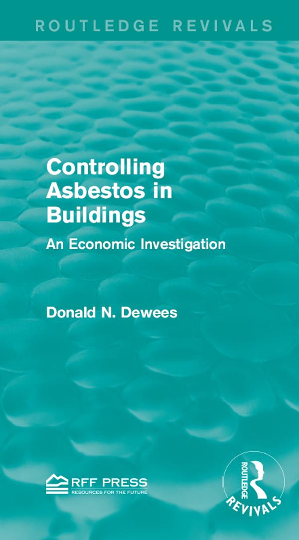 Controlling Asbestos in Buildings by Donald N. Dewees