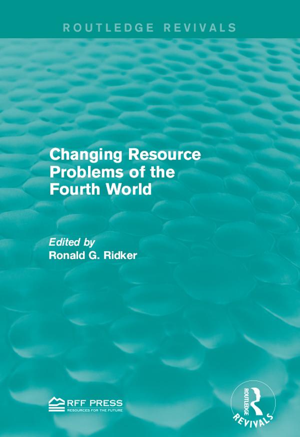 Changing Resource Problems of the Fourth World