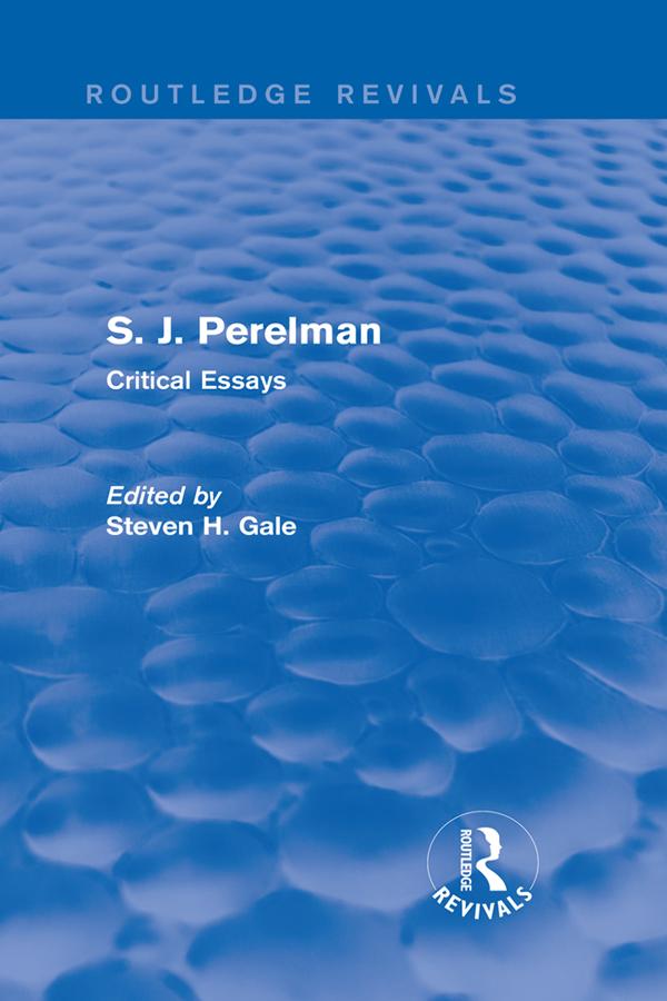 S. J. Perelman by Steven H. Gale