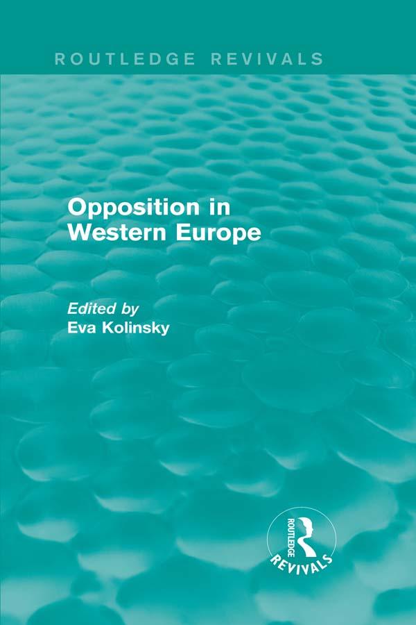 Opposition in Western Europe