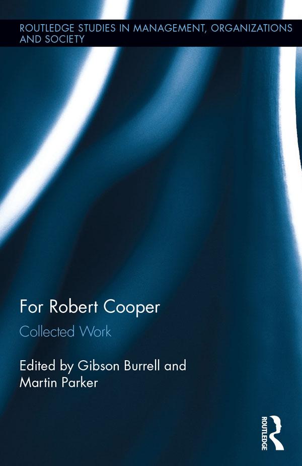 For Robert Cooper by Gibson Burrell, Martin Parker