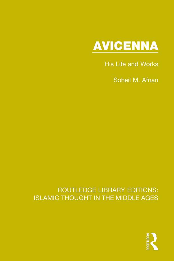 Avicenna by Soheil M. Afnan