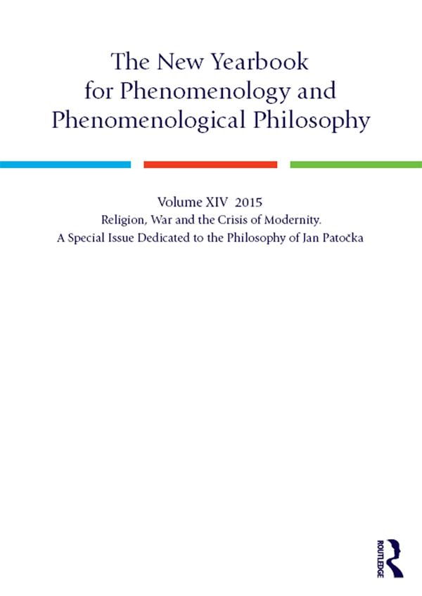 The New Yearbook for Phenomenology and Phenomenological Philosophy by James Dodd, Ludger Hagedorn