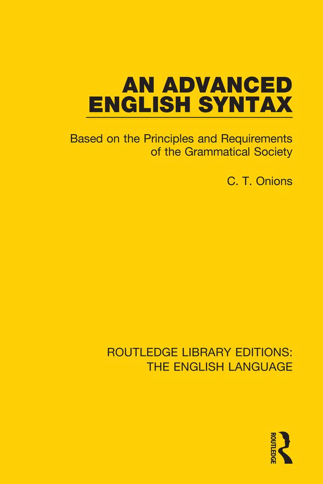 Routledge Library Editions: The English Language by Various