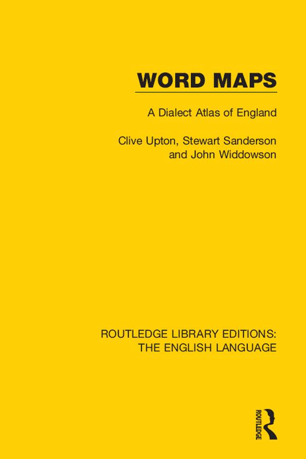 Word Maps by Clive Upton, John Widdowson, Stewart Sanderson