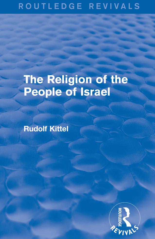 The Religion of the People of Israel