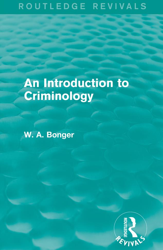 An Introduction to Criminology (Routledge Revivals)