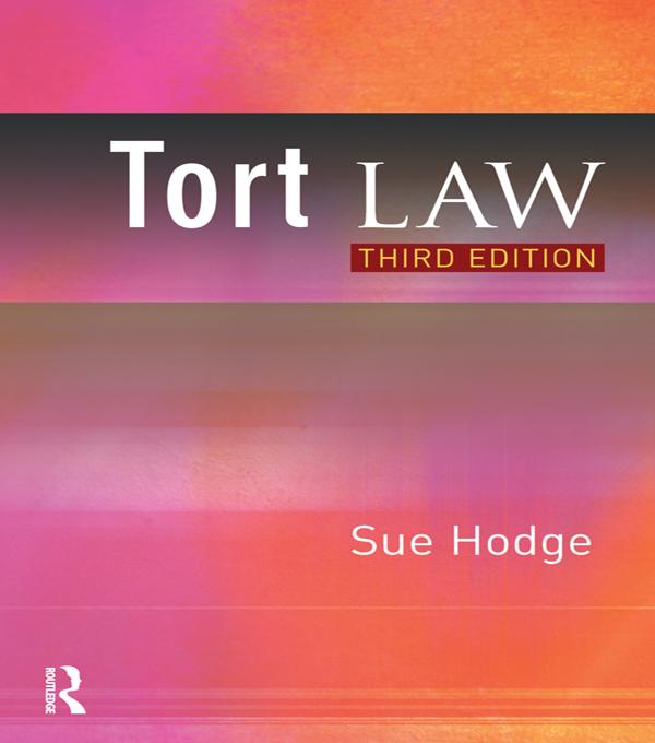Tort Law by Sue Hodge
