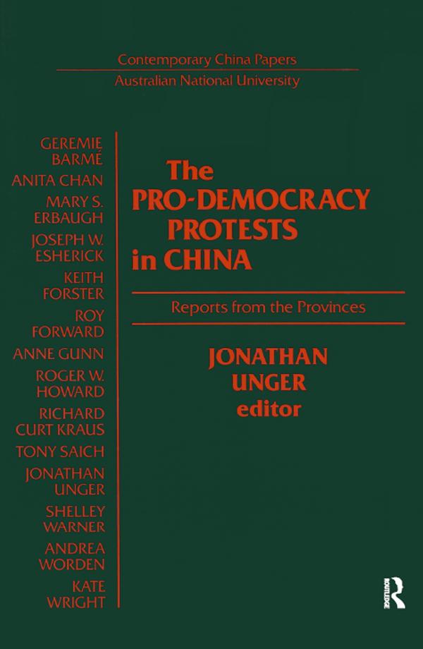 The Pro-democracy Protests in China