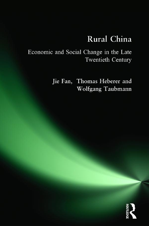 Rural China by Jie Fan, Thomas Heberer, Wolfgang Taubmann