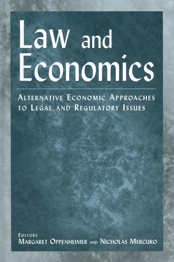 Law and Economics by Margaret Oppenheimer, Nicholas Mercuro