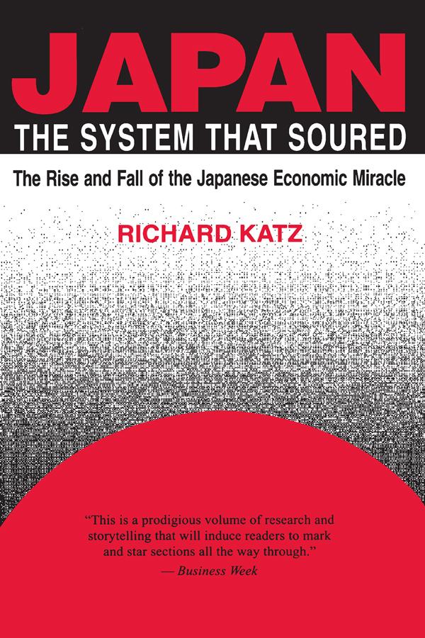 Japan, the System That Soured