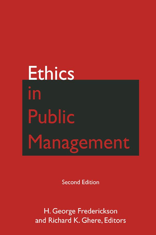Ethics in Public Management