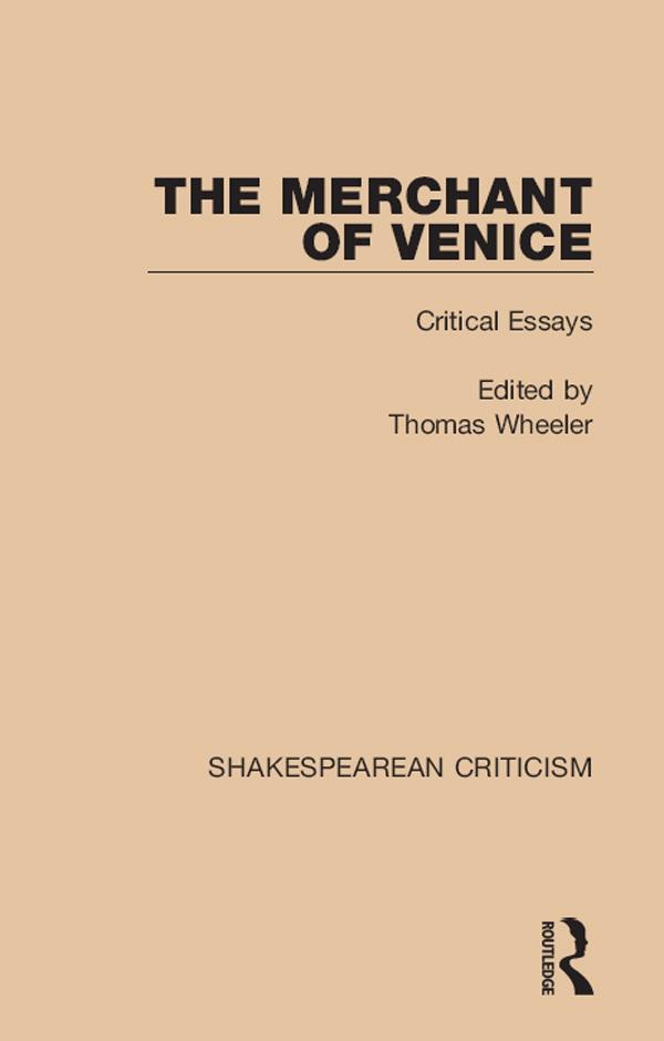 The Merchant of Venice by Thomas Wheeler