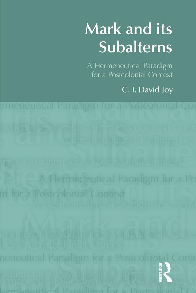 Mark and its Subalterns by David Joy