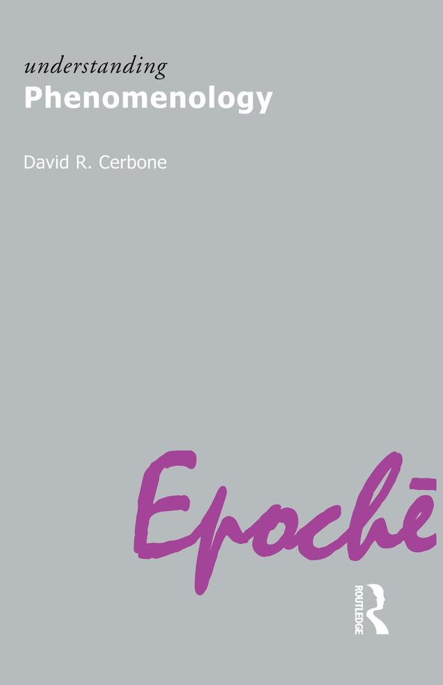 Understanding Phenomenology by David R. Cerbone