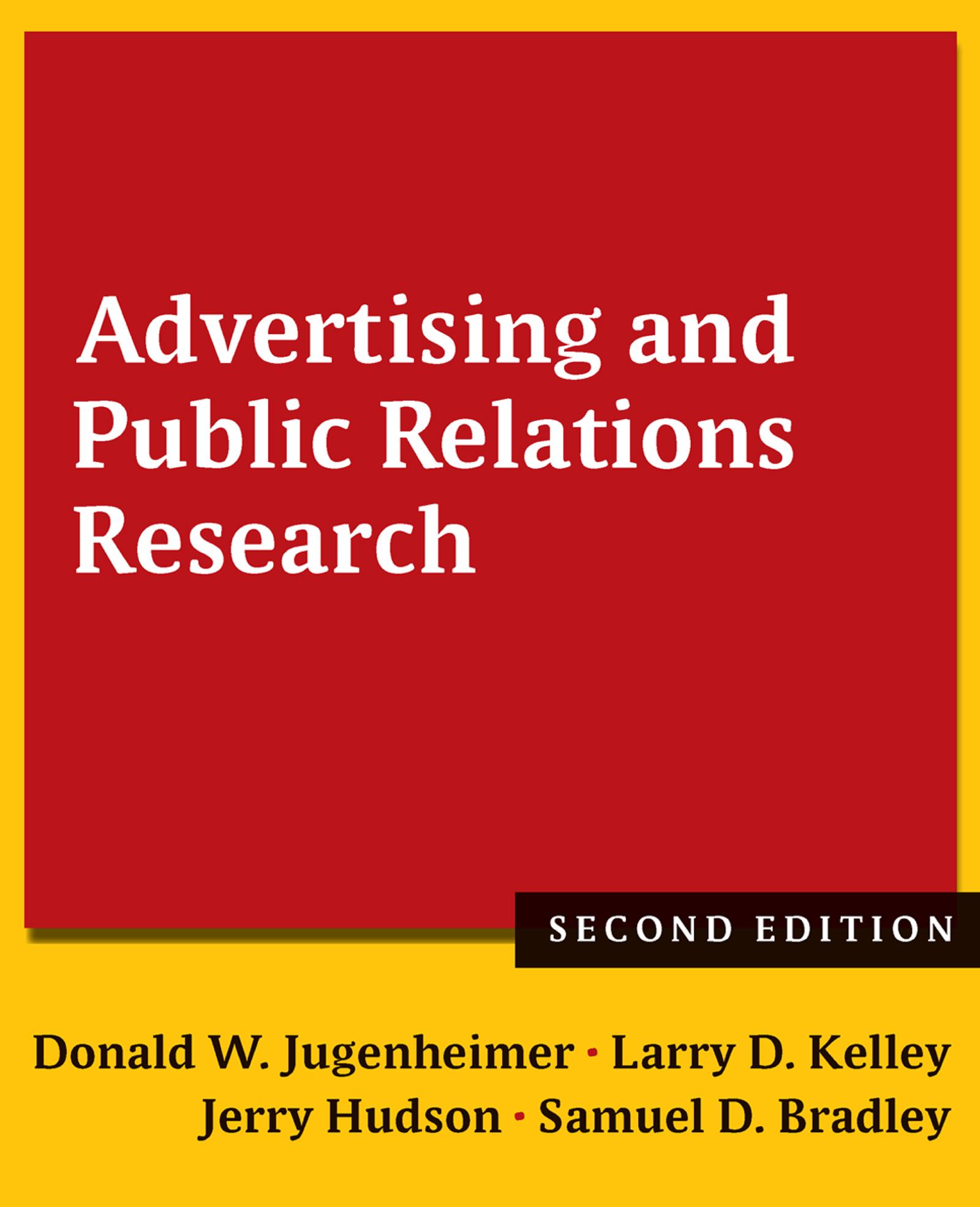 Advertising and Public Relations Research