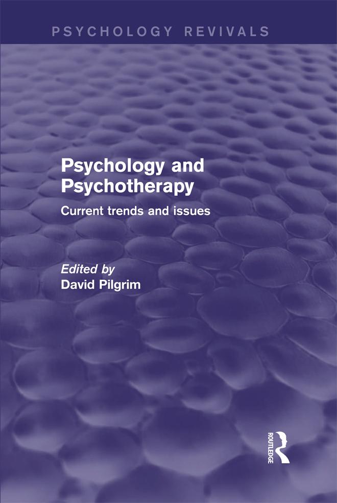 Psychology and Psychotherapy