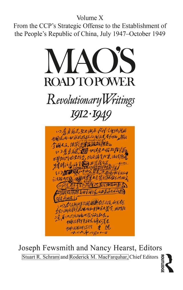 Mao's Road to Power by Joseph Fewsmith, Nancy Hearst