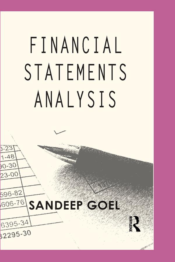 Financial Statements Analysis by Sandeep Goel