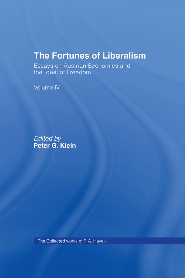 The Fortunes of Liberalism
