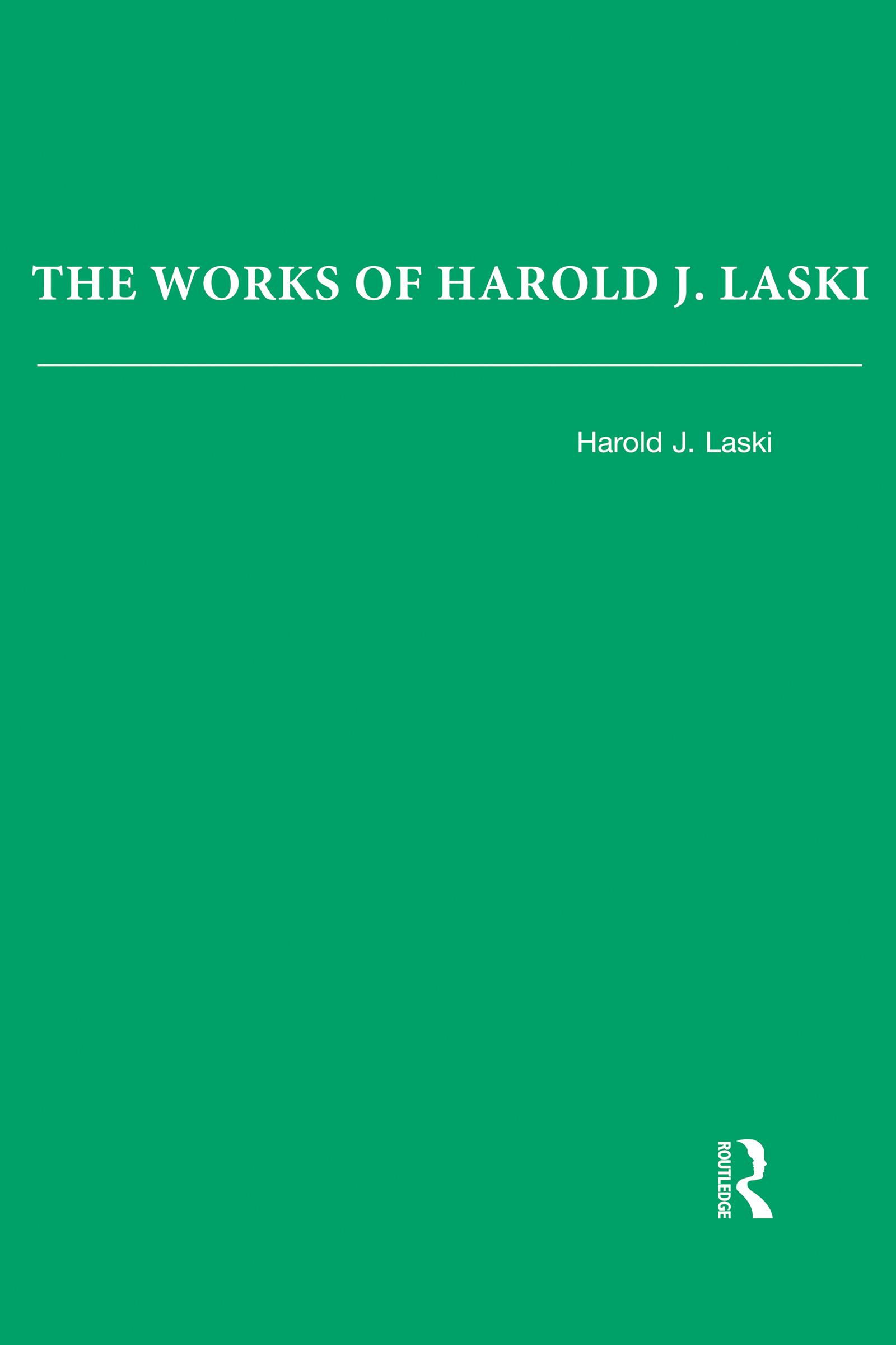 The Works of Harold J. Laski